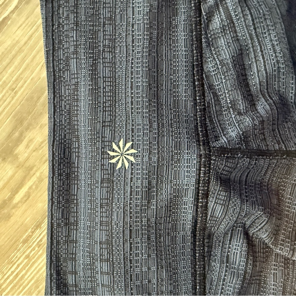Athleta Black Patterned Leggings
